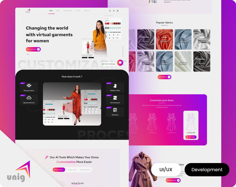 Unig: Virtual Tailoring